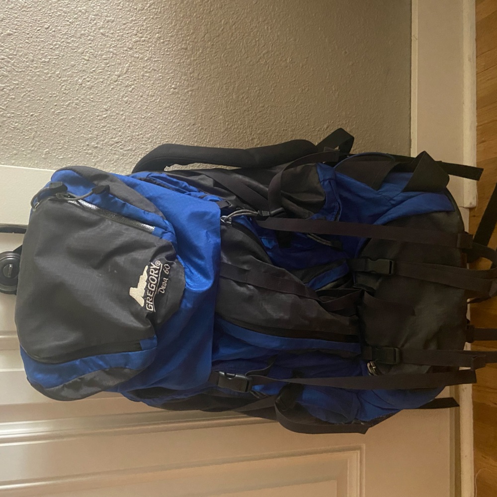 Blue, medium sized, Gregory Diva 60 pack